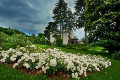 Wonderful gardens surround Villa Lario.