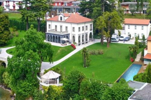 Wonderful gardens surround Villa Lario.