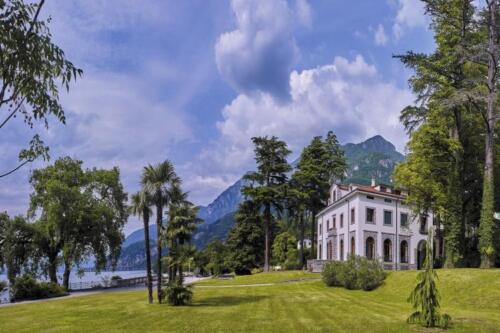 Wonderful gardens surround Villa Lario.